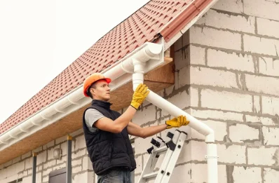 Pose et remplacement de gouttières à Montech